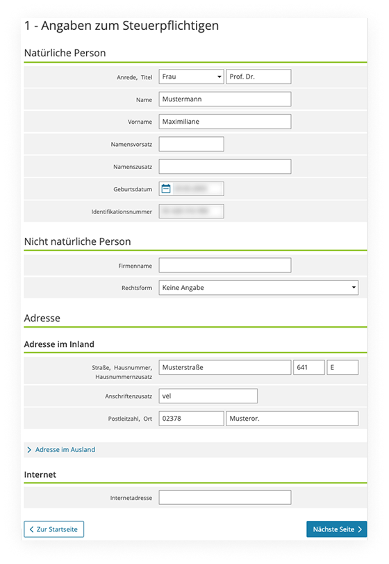 MeinElster_Datencheck