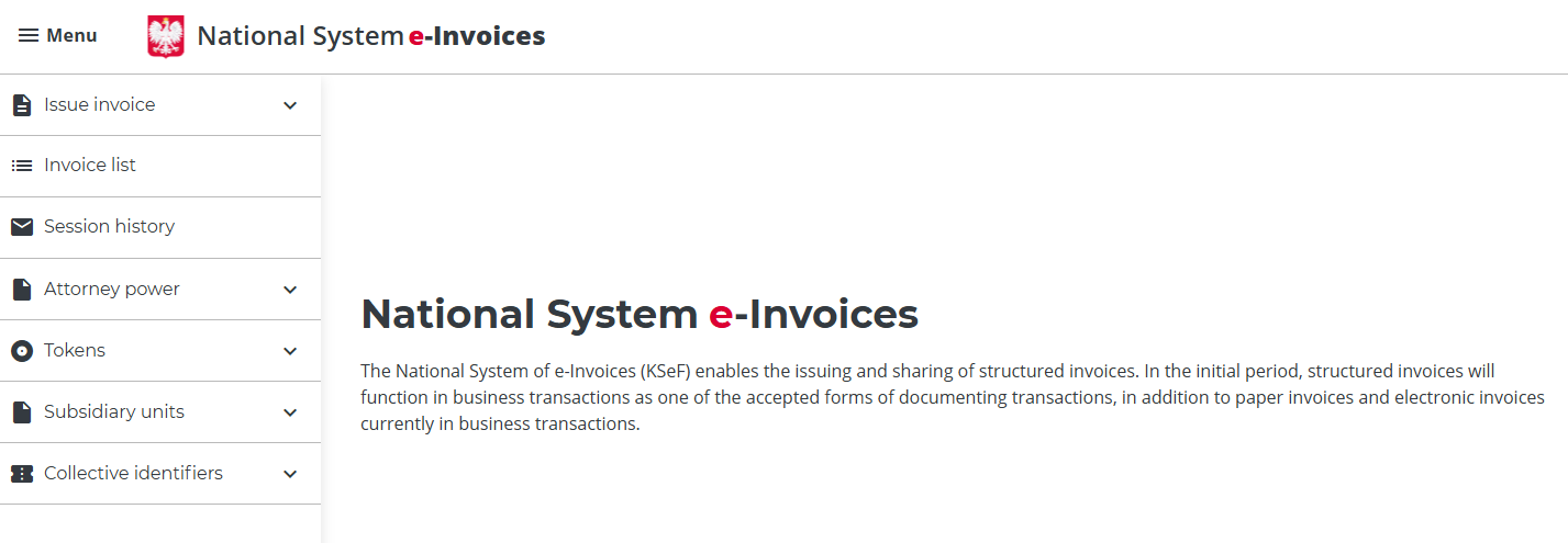 KSeF Portal Overview