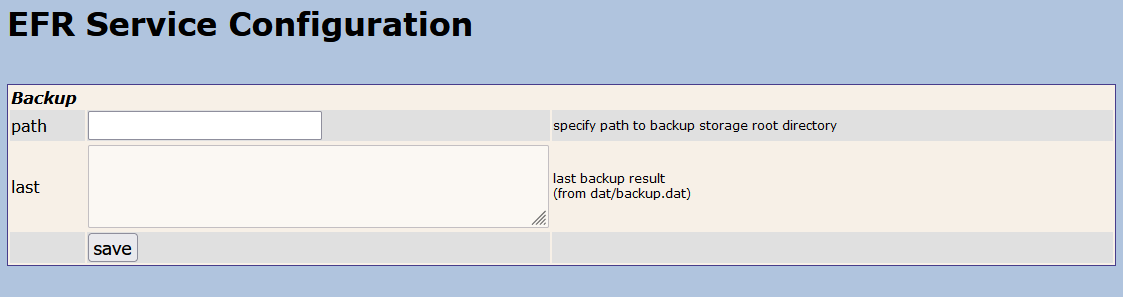Service-Config